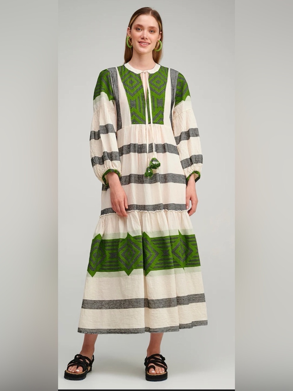 Pearl & Caviar Nisyros Maxi Dress